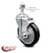 Service Caster 5 Inch Black Polyurethane Wheel Swivel 12mm Threaded Stem Caster with Brake SCC-TS20S514-PPUB-BLK-TLB-M1215 - alternate 3